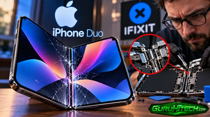 iPhone Duo, lo schermo si rompe dopo poche aperture: iFixit scopre cosa potrebbe causarlo