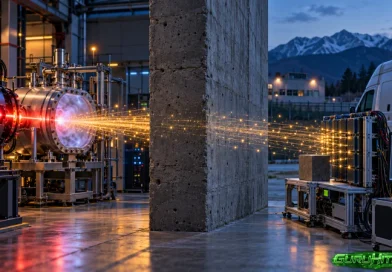 Muoni generati con un laser attraversano due metri di cemento