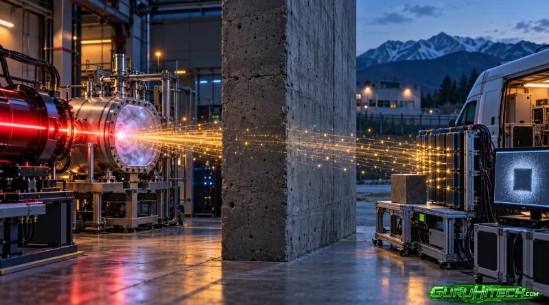Muoni generati con un laser attraversano due metri di cemento