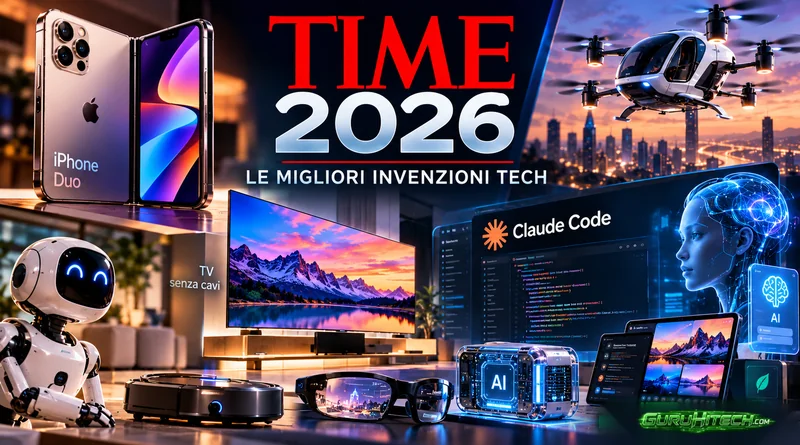 Le migliori invenzioni tech del 2026 secondo TIME: iPhone Duo, IA e TV senza cavi